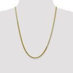 Load image into Gallery viewer, 10k Yellow Gold 3mm Silky Herringbone Bracelet Anklet Choker Necklace Pendant Chain
