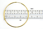 Load image into Gallery viewer, 14k Yellow Gold Large Endless Round Hoop Earrings 40mm x 1.5mm
