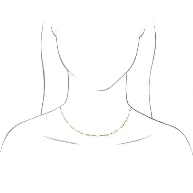 14k yellow rose white gold 2.6mm elongated link bracelet anklet choker necklace pendant chain
