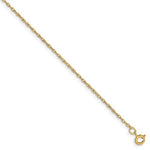 Load image into Gallery viewer, 14K Yellow Gold 0.8mm Rope Bracelet Anklet Choker Necklace Pendant Chain
