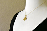Load image into Gallery viewer, 14k 10k Gold Sterling Silver Volleyball Personalized Engraved Pendant
