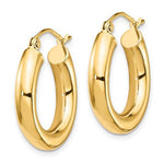 Load image into Gallery viewer, 14k Yellow Gold Classic Round Hoop Earrings 20mm x 4mm
