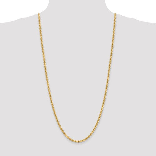 14K Yellow Gold 4mm Rope Bracelet Anklet Choker Necklace Pendant Chain