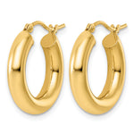 Charger l'image dans la galerie, 10K Yellow Gold Classic Round Hoop Earrings 20mm x 4mm
