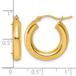 Charger l'image dans la galerie, 10K Yellow Gold Classic Round Hoop Earrings 20mm x 4mm
