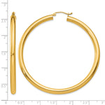 Carica l'immagine nel visualizzatore di Gallery, 10K Yellow Gold Classic Round Hoop Earrings 60mm x 4mm
