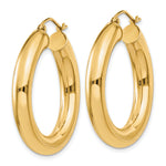 Carica l'immagine nel visualizzatore di Gallery, 10K Yellow Gold Classic Round Hoop Earrings 30mm x 5mm
