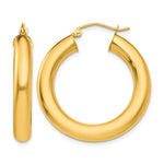 Carica l'immagine nel visualizzatore di Gallery, 10K Yellow Gold Classic Round Hoop Earrings 30mm x 5mm
