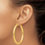 Carica l'immagine nel visualizzatore di Gallery, 10K Yellow Gold Classic Round Hoop Earrings 55mm x 5mm

