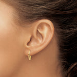 Load image into Gallery viewer, 10K Yellow Gold 11 mm x 1.75 mm Hoop Earrings Hinged

