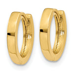 Load image into Gallery viewer, 10K Yellow Gold 8 mm x 2 mm Hoop Earrings Hinged
