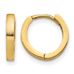 Load image into Gallery viewer, 10K Yellow Gold 8 mm x 2 mm Hoop Earrings Hinged
