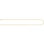 Load image into Gallery viewer, 14k Yellow Gold 1.6mm Twisted Herringbone Bracelet Anklet Choker Necklace Pendant Chain
