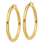 Charger l'image dans la galerie, 10K Yellow Gold Classic Round Hoop Earrings 50mm x 4mm
