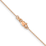 Load image into Gallery viewer, 14k Rose Gold 0.80mm Diamond Cut Choker Necklace Pendant Chain
