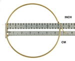 Carregar imagem no visualizador da galeria, 10k Yellow Gold Classic Round Hoop Click Top Earrings 68mm x 2mm
