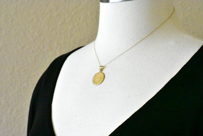 14k 10k gold sterling silver basketball personalized engraved pendant