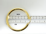 Charger l'image dans la galerie, 10K Yellow Gold Classic Round Hoop Earrings 50mm x 4mm
