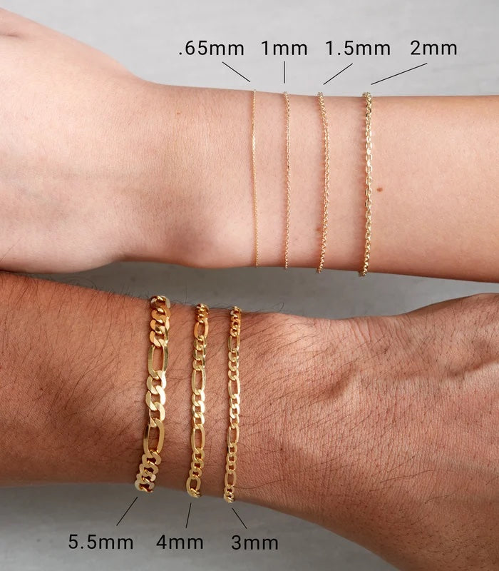 14k yellow gold 1.6mm twisted herringbone bracelet anklet choker necklace pendant chain