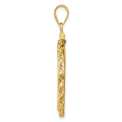 14K Yellow Gold 22 mm Coin Bezel Holder Pendant Charm Diamond Cut Rope Edge 1/4 oz American Eagle Panda 2 Rand US $5 Jamestown Screw Top