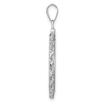 Lataa kuva Galleria-katseluun, 14K White Gold 21.6 mm Coin Bezel Holder Pendant Charm Rope Edge US $5 Dollar Liberty Indian Statue of Liberty Bald Eagle Congressional Screw Top
