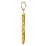 Загрузить изображение в средство просмотра галереи, 14K Yellow Gold 21.6 mm Coin Bezel Holder Pendant Charm Rope Edge US $5 Dollar Liberty Indian Statue of Liberty Bald Eagle Congressional Screw Top
