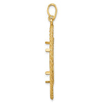 Load image into Gallery viewer, 14K Yellow Gold 21.6 mm Coin Bezel Holder Pendant Charm Greek Key Rope Diamond Cut US $5 Dollar Liberty Indian Statue of Liberty Bald Eagle Congressional Prong
