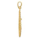 Indlæs billede til gallerivisning 14K Yellow Gold 15 mm Coin Bezel Holder Pendant Charm Greek Key Rope US $1 Dollar Type 2 Prong
