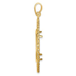 Lade das Bild in den Galerie-Viewer, 14K Yellow Gold 21.6 mm Coin Bezel Holder Pendant Charm Greek Key Rope US $5 Dollar Liberty Indian Statue of Liberty Bald Eagle Congressional Prong
