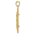 Charger l'image dans la galerie, 14K Yellow Gold 27 mm Coin Bezel Holder Pendant Charm Greek Key Rope 1/2 oz American Eagle Panda US $10 Dollar Liberty Indian Prong
