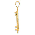 이미지를 갤러리 뷰어에 로드 , 14K Yellow Gold 27 mm Coin Bezel Holder Pendant Diamond Cut Layered 1/2 oz American Eagle Panda US $10 Dollar Liberty Indian Prong
