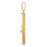 画像をギャラリービューアに読み込む, 14K Yellow Gold 32 mm Coin Bezel Holder Pendant Beaded Old US Series 1 oz Panda Australian Nugget Kangaroo Koala Prong
