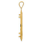 이미지를 갤러리 뷰어에 로드 , 14K Yellow Gold 32 mm Coin Bezel Holder Pendant Diamond Cut Scalloped Old US Series 1 oz Panda Australian Nugget Kangaroo Koala Prong
