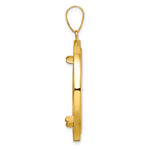 이미지를 갤러리 뷰어에 로드 , 10K Yellow Gold 27 mm Coin Bezel Holder Pendant Beaded 1/2 oz American Eagle Panda US $10 Dollar Liberty Indian Prong
