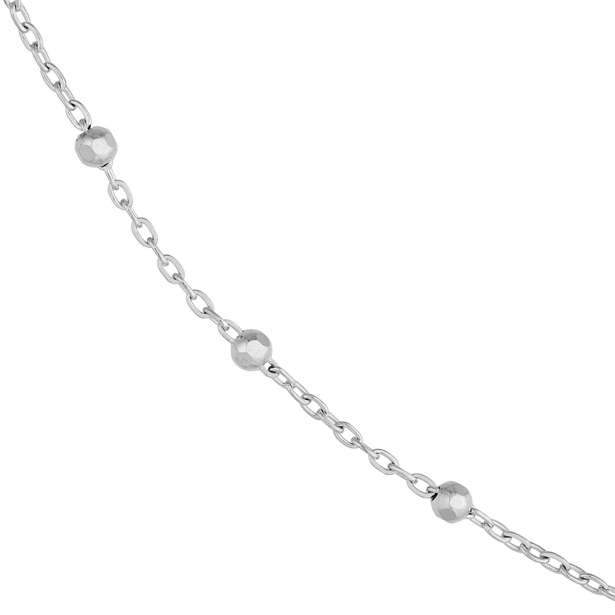 14k yellow white gold faceted bead saturn chain wholesale bulk