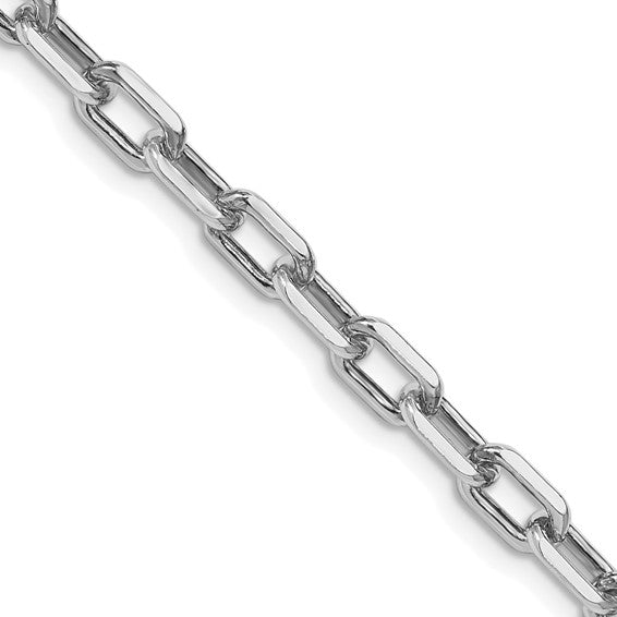 sterling silver diamond cut 5.75mm cable bracelet necklace chain