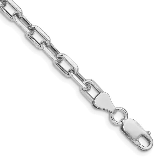 sterling silver diamond cut 5.75mm cable bracelet necklace chain