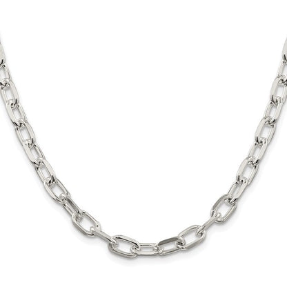 sterling silver diamond cut 6.65mm cable bracelet necklace chain
