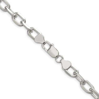 sterling silver diamond cut 7.5mm cable bracelet necklace chain