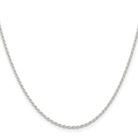 Sterling Silver 1.50mm Rope Bracelet Anklet Necklace Chain