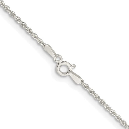 Sterling Silver 1.50mm Rope Bracelet Anklet Necklace Chain