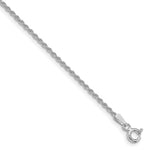 Load image into Gallery viewer, Sterling Silver 1.50mm Rope Bracelet Anklet Necklace Chain
