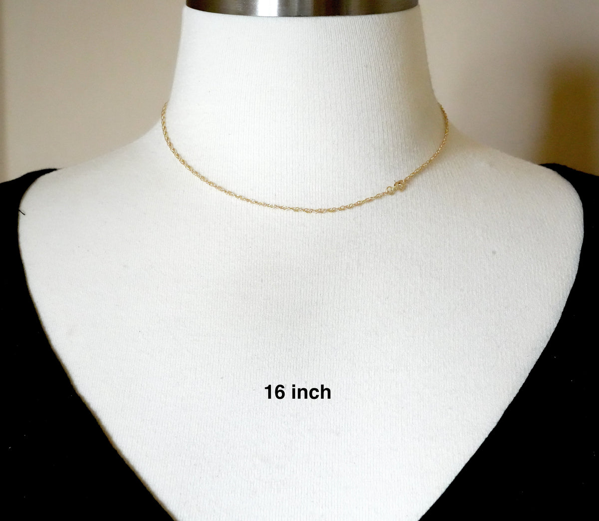 14k yellow gold 1.35mm cable rope bracelet anklet necklace choker pendant chain