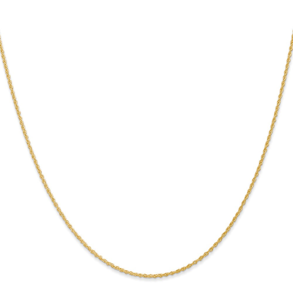 14K Yellow Gold 1.1mm Baby Rope Bracelet Anklet Choker Necklace Pendant Chain
