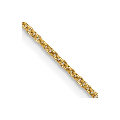 14K Yellow Gold 1.2mm Solid Round Cable Bracelet Anklet Choker Necklace Pendant Chain