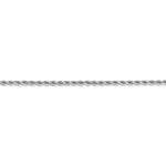 이미지를 갤러리 뷰어에 로드 , 14k White Gold 2mm Diamond Cut Rope Bracelet Anklet Choker Necklace Pendant Chain
