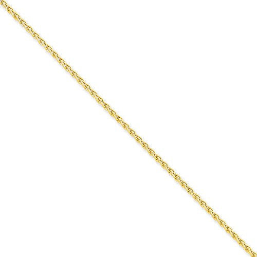 14k yellow gold 2.25mm parisian wheat bracelet anklet choker necklace pendant chain