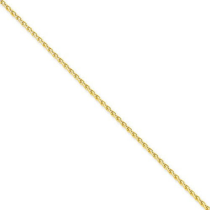 14k yellow gold 2.25mm parisian wheat bracelet anklet choker necklace pendant chain