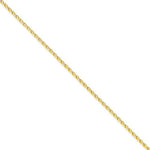 Load image into Gallery viewer, 14K Yellow Gold 2.25mm Parisian Wheat Bracelet Anklet Choker Necklace Pendant Chain
