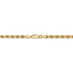 Загрузить изображение в средство просмотра галереи, 14K Solid Yellow Gold 4mm Diamond Cut Rope Bracelet Anklet Choker Necklace Pendant Chain
